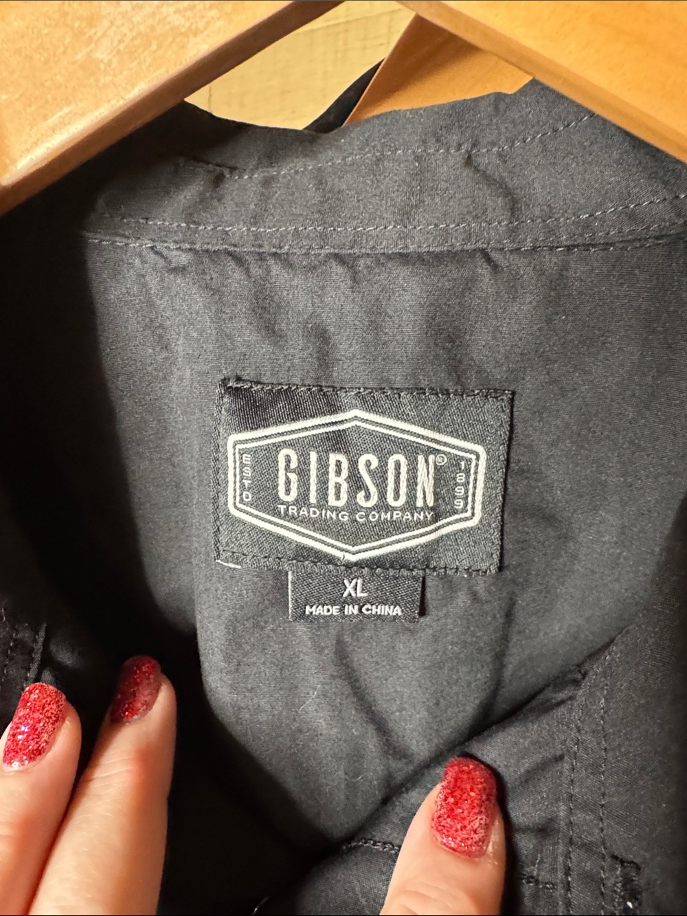 Gibson Trading Co. Black Western Pearl Snap Shirt XL NWOT Cowboy Rodeo - Picture 6 of 12